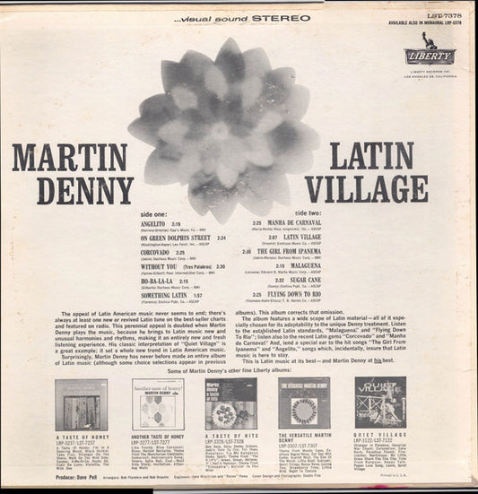 Martin Denny : Latin Village (LP, Album)