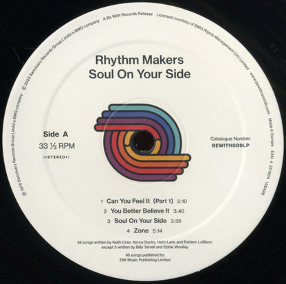 The Rhythm Makers : Soul On Your Side (LP, Album, RE)
