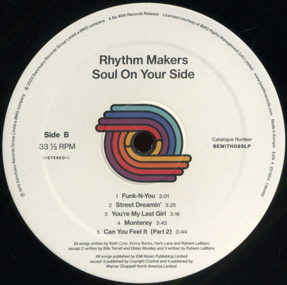 The Rhythm Makers : Soul On Your Side (LP, Album, RE)