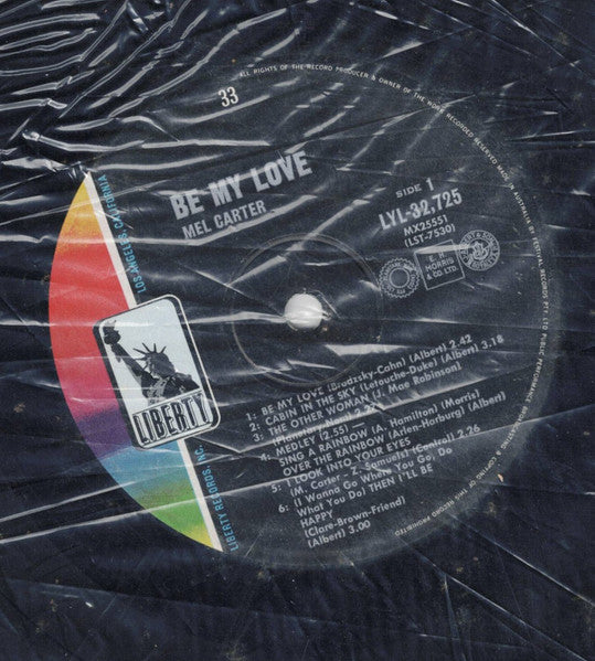 Mel Carter : Be My Love (LP, Album, Mono)