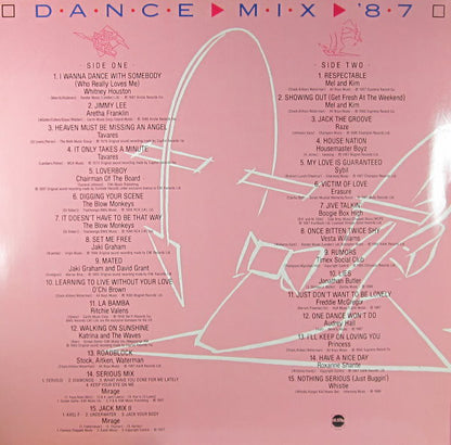 Various : Dance ▷ Mix ▷ '87 - 60 Non-Stop Mega-Mix Hits (2xLP, Comp, Mixed)