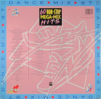Various : Dance ▷ Mix ▷ '87 - 60 Non-Stop Mega-Mix Hits (2xLP, Comp, Mixed)