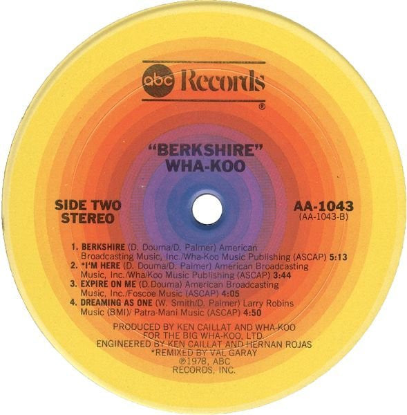 Wha-Koo : Berkshire (LP, Album, San)