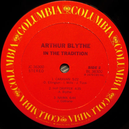 Arthur Blythe : In The Tradition (LP, Album)