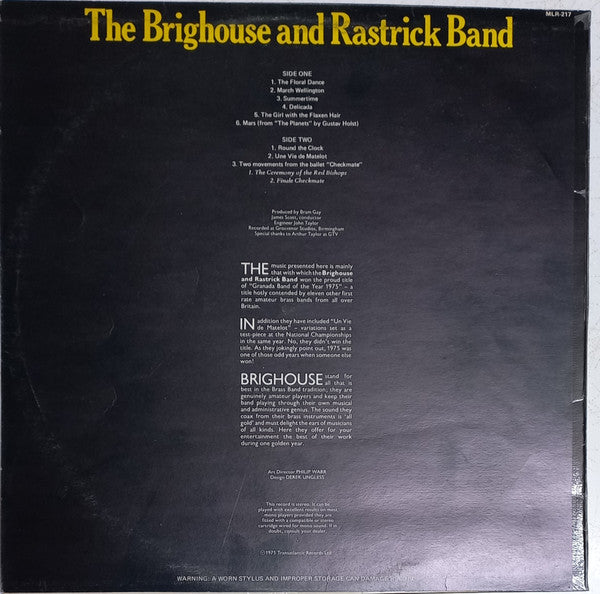 The Brighouse And Rastrick Brass Band : The Brighouse And Rastrick Brass Band (LP, Album)