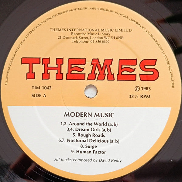 David Reilly (2) : Modern Music In The English Styles (LP)