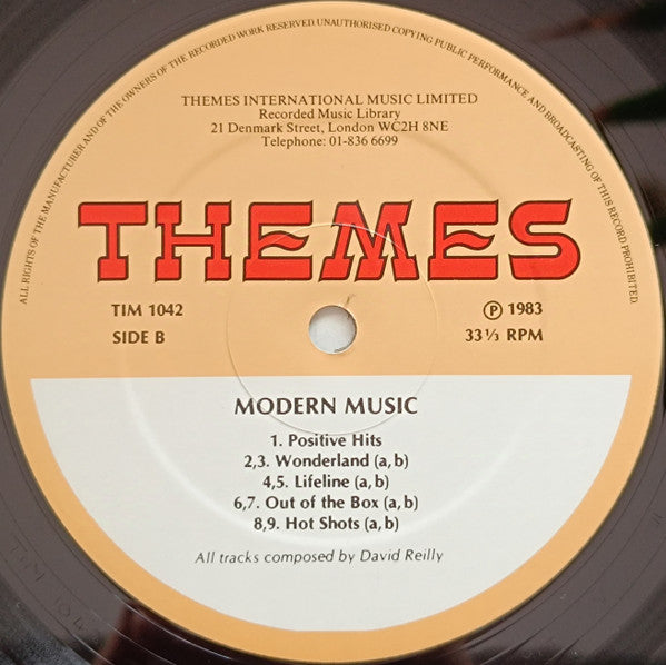 David Reilly (2) : Modern Music In The English Styles (LP)