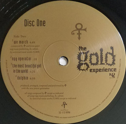 The Artist (Formerly Known As Prince) : The Gold Experience (2xLP, Album, RE, 150)