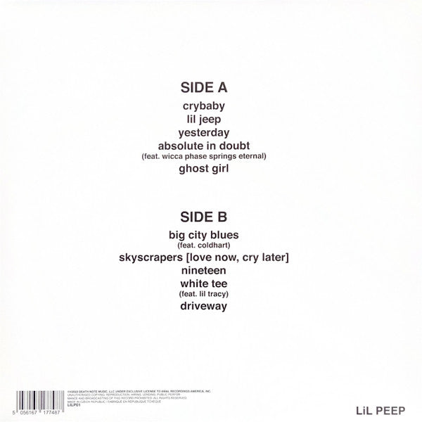 Lil Peep : Crybaby (12", Mixtape, RE, Whi)