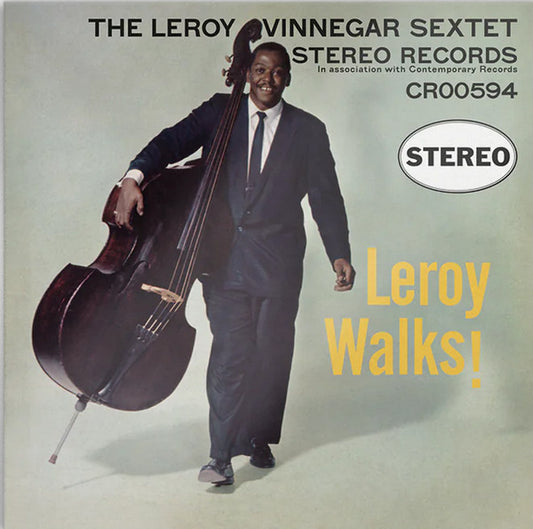 The Leroy Vinnegar Sextet* : Leroy Walks! (LP, Album, RE, 180)