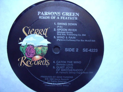 Parsons Green : Birds Of A Feather (LP, Album)