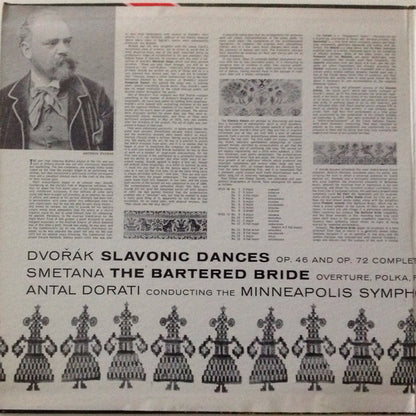 Antonín Dvořák / Bedřich Smetana - Antal Dorati, Minneapolis Symphony Orchestra : Slavonic Dances / The Bartered Bride (2xLP, Album, Mono, Gat)