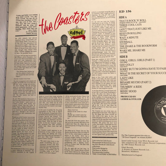 The Coasters : Thumbin' A Ride (LP, Comp)