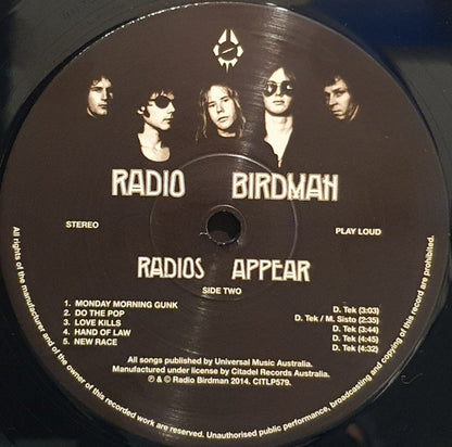 Radio Birdman : Radios Appear (LP, Album, RE, RM)