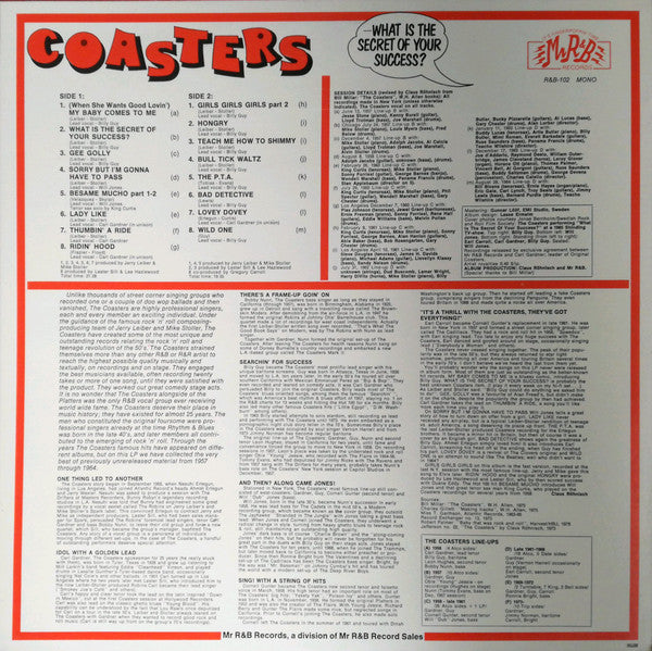 The Coasters : What Is The Secret Of Your Success? (LP, Comp)