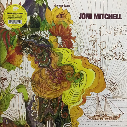 Joni Mitchell : Song To A Seagull (LP, Album, RE, RM, Yel)