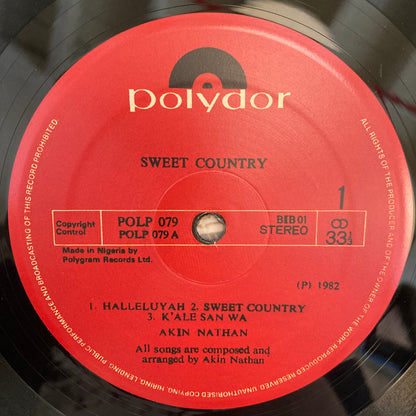Akin Nathan's Ijama : Sweet Country (LP, Album, RE)