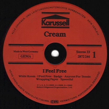 Cream (2) : Sunshine Of Your Love (LP, Comp)