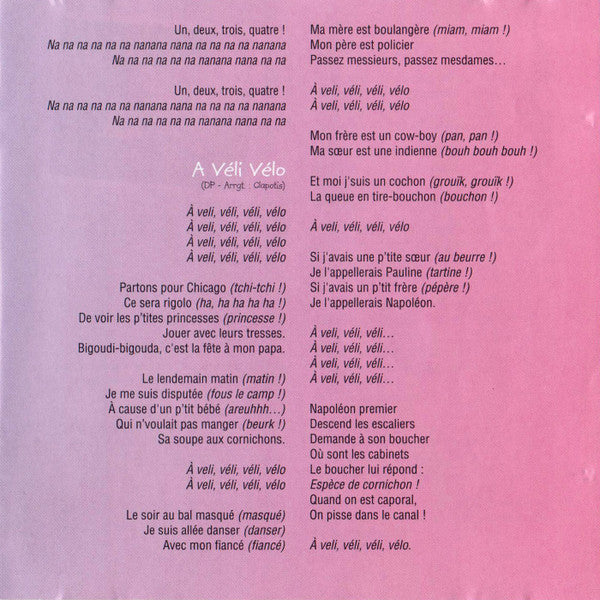 Fleur De Vanille : Chante Les Maternelles (CD, Album)