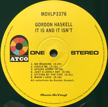 Gordon Haskell : It Is And It Isn't (LP, Album, Ltd, Num, RE, Gre)