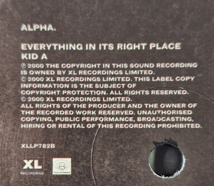 Radiohead : Kid A (2xLP, Album, RE)
