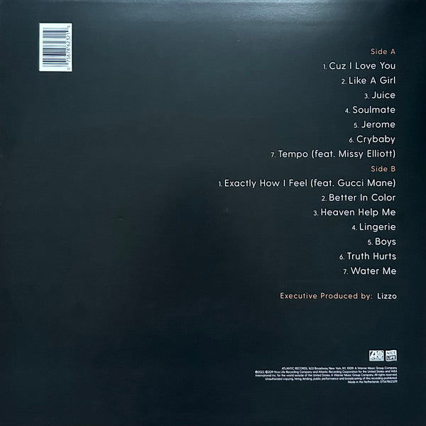 Lizzo : Cuz I Love You (LP, Album, RE, Blu)