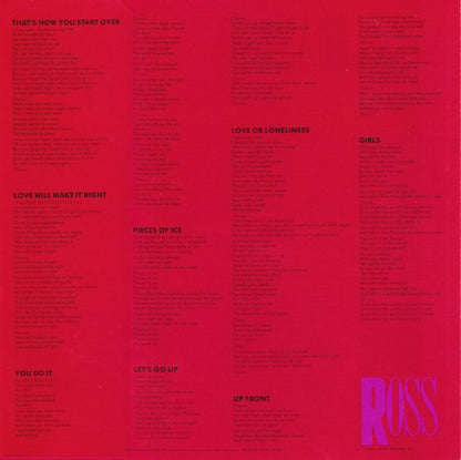 Diana Ross : Ross (LP, Album)