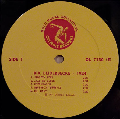 Bix Beiderbecke And The Wolverines : 1924 (LP, Comp, RE)