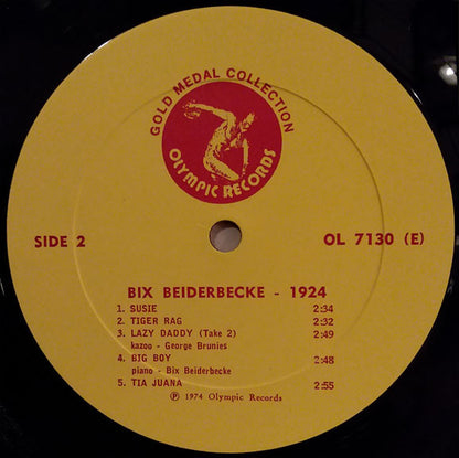 Bix Beiderbecke And The Wolverines : 1924 (LP, Comp, RE)