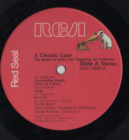 London Symphony Orchestra Featuring Ian Anderson : A Classic Case (The London Symphony Orchestra Plays The Music Of Jethro Tull Featuring Ian Anderson) (LP, Album)