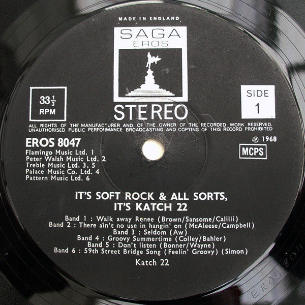 Katch 22 (2) : It's Soft Rock & All Sorts It's Katch 22 (LP, Album)