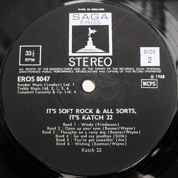 Katch 22 (2) : It's Soft Rock & All Sorts It's Katch 22 (LP, Album)