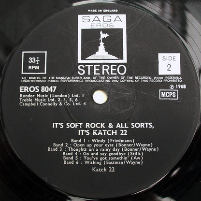 Katch 22 (2) : It's Soft Rock & All Sorts It's Katch 22 (LP, Album)