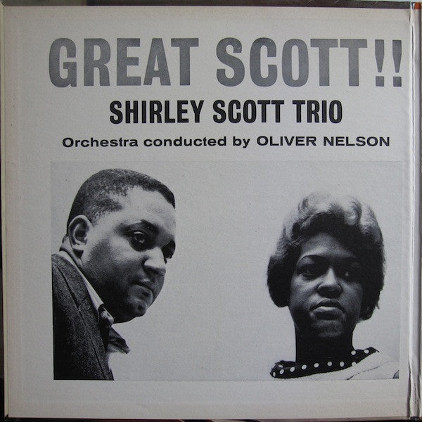 Shirley Scott Trio : Great Scott!! (LP, Album, Mono)