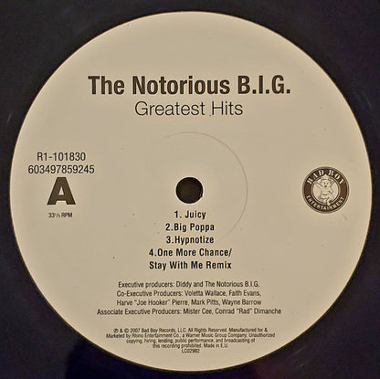 Notorious B.I.G. : Greatest Hits (2xLP, Comp, RE, RP)