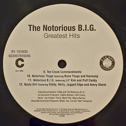 Notorious B.I.G. : Greatest Hits (2xLP, Comp, RE, RP)