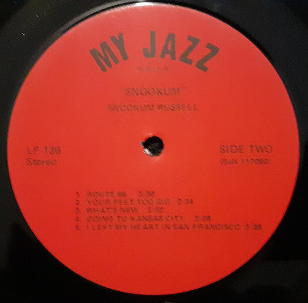 Snookum Russell : Snookum (LP, Album)
