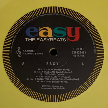 The Easybeats : Easy (2xLP, Album, RE, Yel)