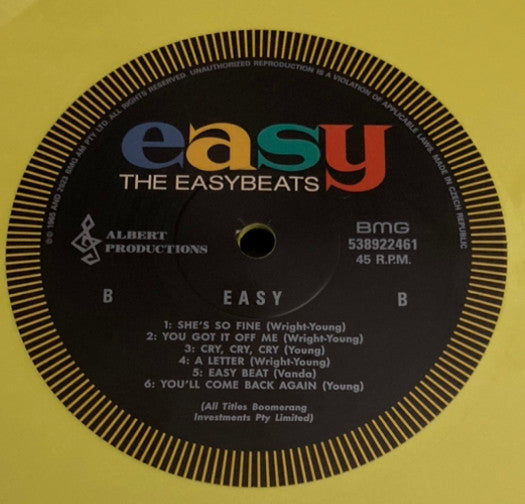 The Easybeats : Easy (2xLP, Album, RE, Yel)