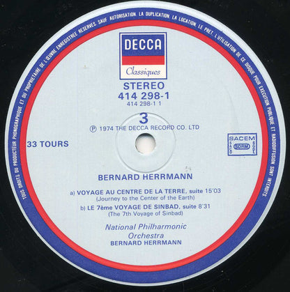 Bernard Herrmann : Les Musiques De Film De Bernard Herrmann (3xLP, Comp, Box)