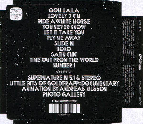 Goldfrapp : Supernature (SACD, Hybrid, Multichannel, Album + DVD-V, Multich)