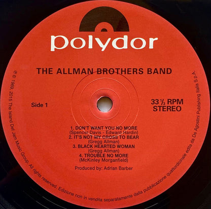 The Allman Brothers Band : The Allman Brothers Band (LP, Album, RE, Gat)