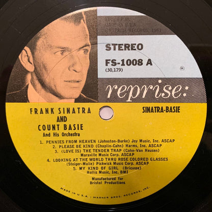 Frank Sinatra - Count Basie : Sinatra - Basie: An Historic Musical First (LP, Album, RE)