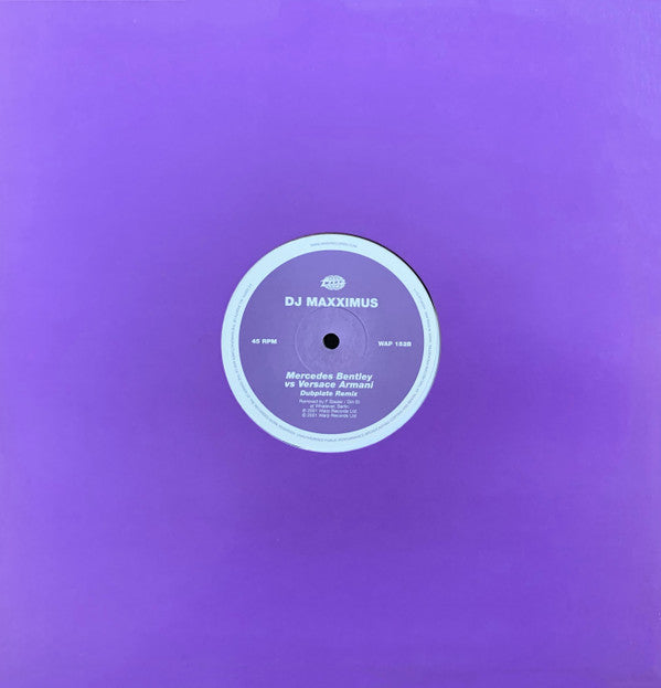 Something J / DJ Maxximus : Mercedes Bentley Vs Versace Armani (12")