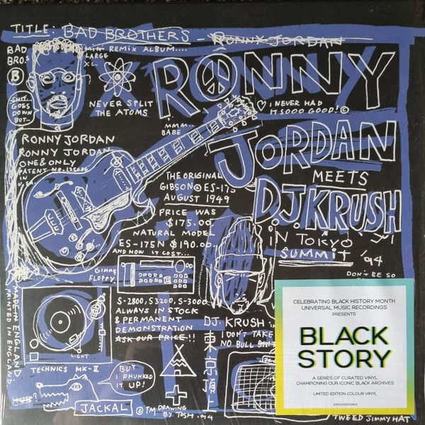 Ronny Jordan Meets DJ Krush : Bad Brothers (12", MiniAlbum, RE, Tur)