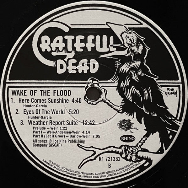 The Grateful Dead : Wake Of The Flood (LP, Album, RE, RM, 50t)