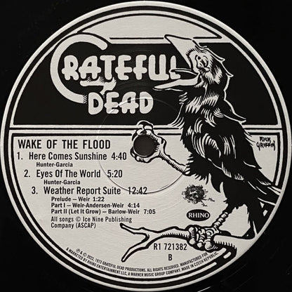 The Grateful Dead : Wake Of The Flood (LP, Album, RE, RM, 50t)