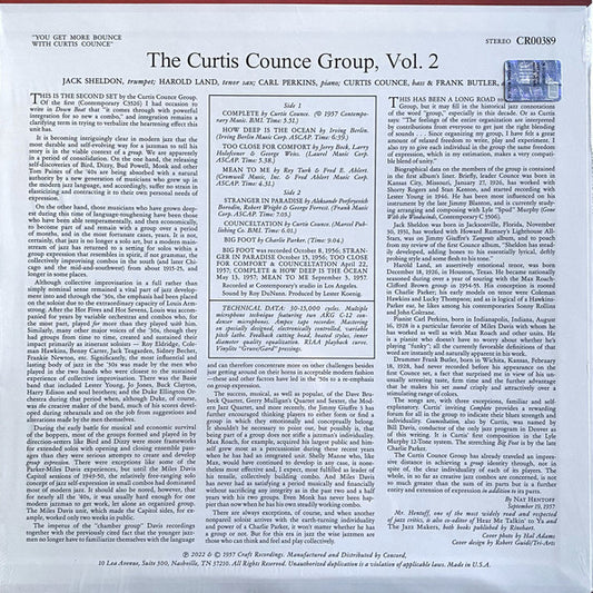 The Curtis Counce Group : You Get More Bounce With Curtis Counce! (LP, Album, RE, 180)