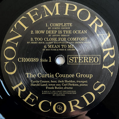 The Curtis Counce Group : You Get More Bounce With Curtis Counce! (LP, Album, RE, 180)