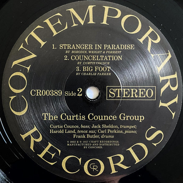 The Curtis Counce Group : You Get More Bounce With Curtis Counce! (LP, Album, RE, 180)